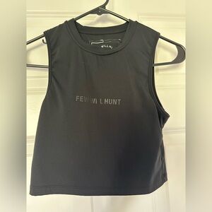 Few Will Hunt - Black Essentials Tank | Size: S